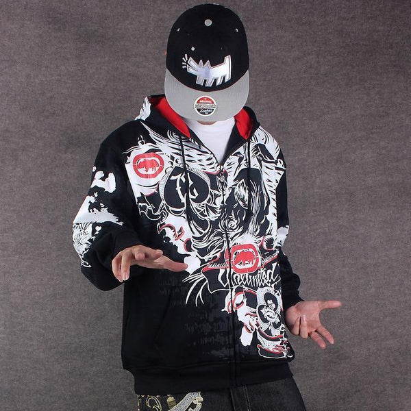 Planet Gates white / S Hoodies Men Sudaderas Hombre Hip Hop Mens Brand Letter Hooded Zipper Hoodies oversize street Sweatshirt