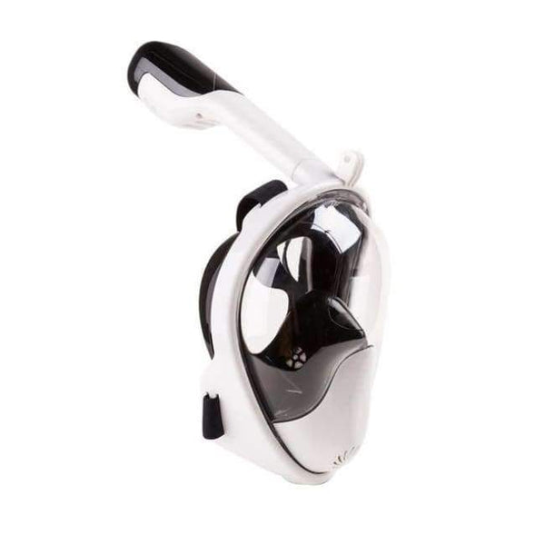 Planet Gates white / S/M Mask Scuba Mask Underwater Anti Fog Full Face Snorkeling Mask Women Men Swimming Snorkel Diving Equipment