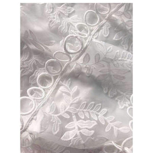 Planet Gates white / S Quality Women  White Tiered Mesh  Embroidery Cake O-neck Dress Ladies Party Event Evening Clothes