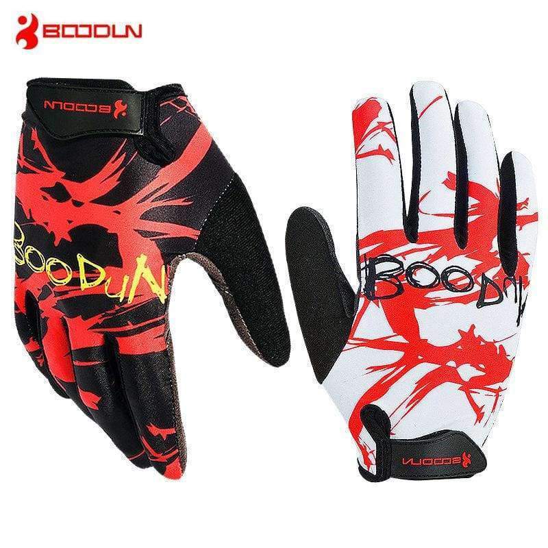 Planet Gates white / S Summer Breathable Full Finger Cycling Gloves MTB Road Bike Bicycle Gloves Outdoor Sport Fitness Gloves Bike Accessories