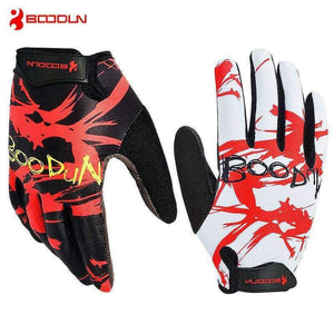 Planet Gates white / S Summer Breathable Full Finger Cycling Gloves MTB Road Bike Bicycle Gloves Outdoor Sport Fitness Gloves Bike Accessories
