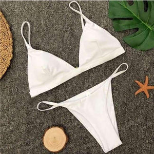 Planet Gates White / S Swimwear Women Sexy Micro Bikinis Swimsuit Brazilian Biquini Female Beach Wear Bathing Suits Swimming Suit Bikini Set