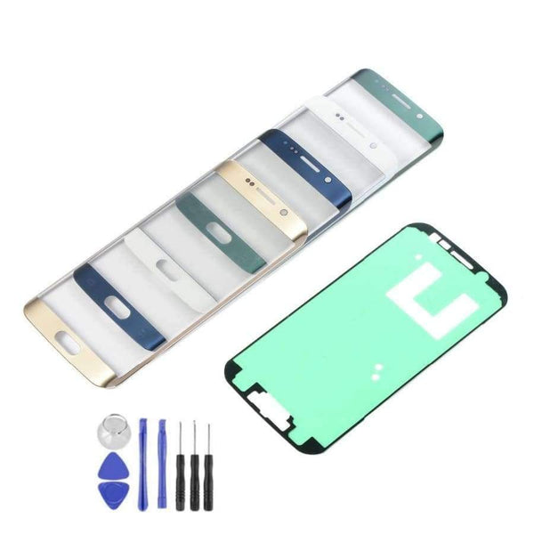 Planet Gates White Samsung Galaxy S6 Edge G925 G925F LCD Display Touch Screen Panel Sensor Digitizer Glass with Adhesive+Tools