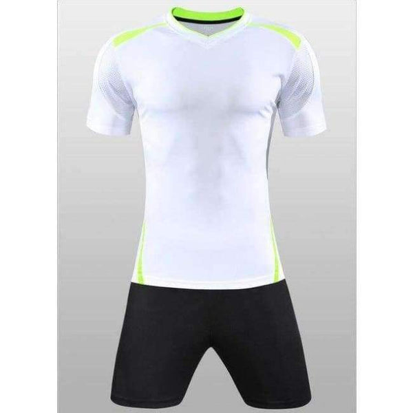 Planet Gates White Short / Kid XS Long-Sleeved Soccer Suits Men's Version Of Adult Children's Football Training Clothing Breathable Comfortable ZQF45