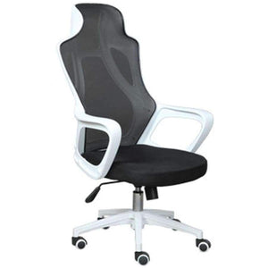 Planet Gates White side black net Sponge Electric Chair Game Chair European High Archives Computer Chair Ergonomic To Work In An Office Chair Rotating Mesh Chair