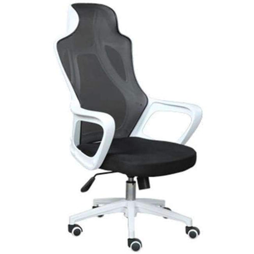 Planet Gates White side black net Sponge Electric Chair Game Chair European High Archives Computer Chair Ergonomic To Work In An Office Chair Rotating Mesh Chair