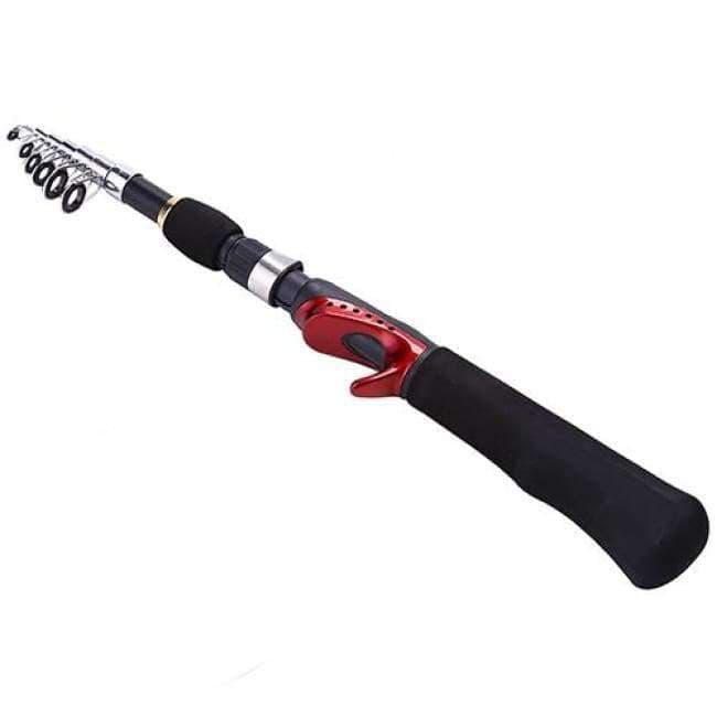 Planet Gates Spinning Fishing Rod with BD2000 Reel Set Olta 1.65m Red Portable Travel Carbon Fishing Rod Combo Fishing Pole