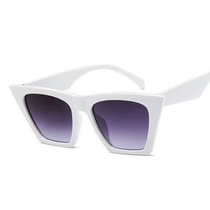 Planet Gates White Square Sunglasses Women Designer Luxury Man/Women Cat Eye Sun Glasses Classic Vintage UV400 Outdoor Oculos De Sol