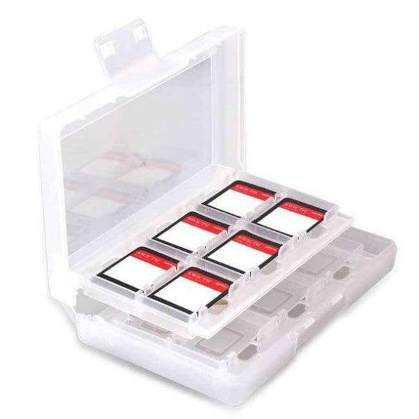 Planet Gates Бяла кутия за карти за съхранение за Nintendo Switch Кутия за карти с памет Калъф за игрови карти Държач за карти с памет за Nintendo Switch Аксесоари за игри