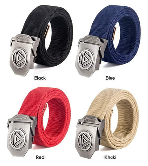 Planet Gates White Stripe Man Buckle High Quality Designer Brand Belt For Men Casual Style Tactical Belt For Jeans 120cm