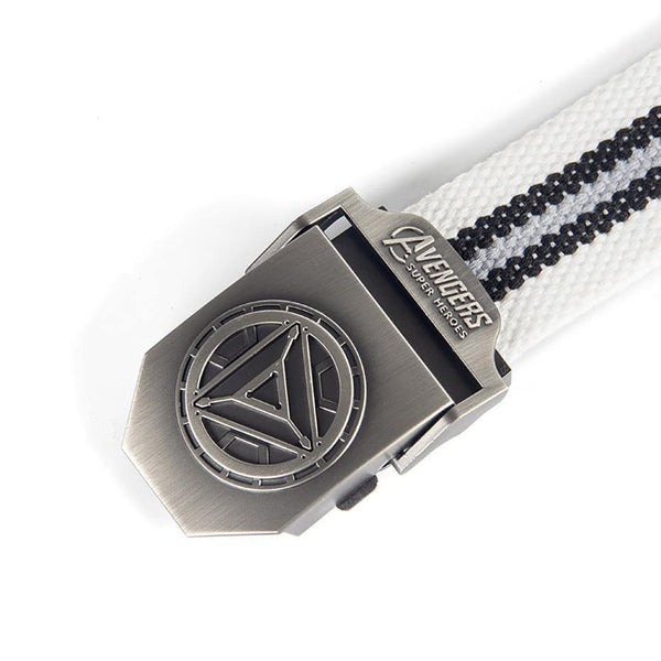 Planet Gates White Stripe Man Buckle High Quality Designer Brand Belt For Men Casual Style Tactical Belt For Jeans 120cm