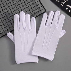 Planet Gates White Sun Protection Driving Gloves Men Women Short Elastic Thin Glove Fashion Solid Color Cotton Summer Sunscreen Gloves Black White