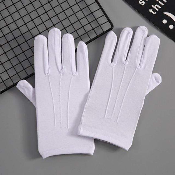 Planet Gates White Sun Protection Driving Gloves Men Women Short Elastic Thin Glove Fashion Solid Color Cotton Summer Sunscreen Gloves Black White