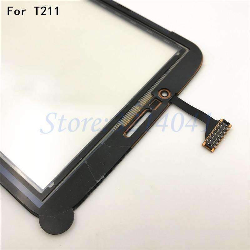 Planet Gates White T210 7.0" Touch Screen Samsung Galaxy Tab 3 7.0 SM-T210 SM-T211 T210 T211 Touch Panel Digitizer Glass Sensor With Logo