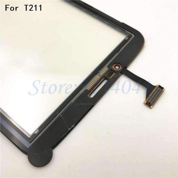Planet Gates White T210 7.0" Touch Screen Samsung Galaxy Tab 3 7.0 SM-T210 SM-T211 T210 T211 Touch Panel Digitizer Glass Sensor With Logo