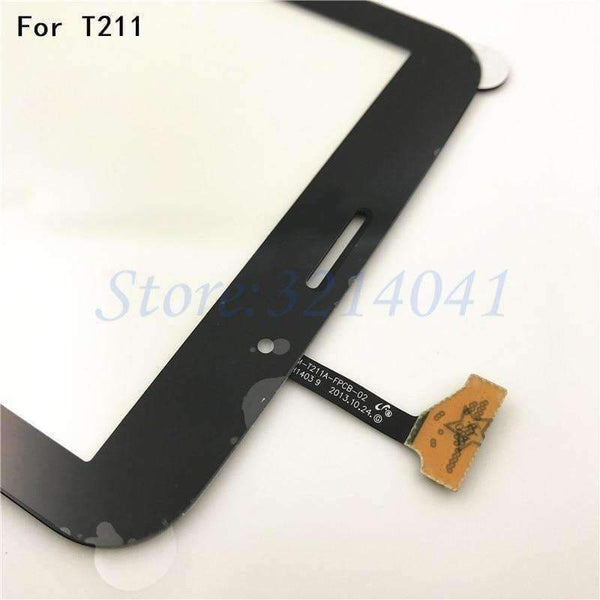 Planet Gates White T210 7.0" Touch Screen Samsung Galaxy Tab 3 7.0 SM-T210 SM-T211 T210 T211 Touch Panel Digitizer Glass Sensor With Logo