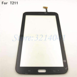 Planet Gates White T210 7.0" Touch Screen Samsung Galaxy Tab 3 7.0 SM-T210 SM-T211 T210 T211 Touch Panel Digitizer Glass Sensor With Logo