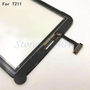 Planet Gates White T210 7.0" Touch Screen Samsung Galaxy Tab 3 7.0 SM-T210 SM-T211 T210 T211 Touch Panel Digitizer Glass Sensor With Logo