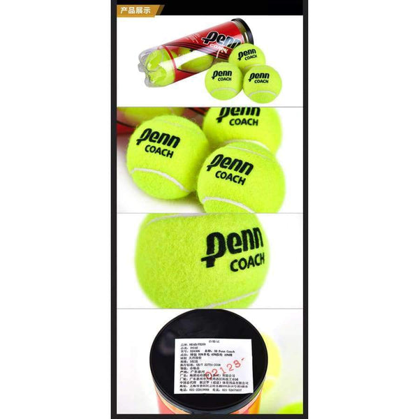 Planet Gates White Tennis Balls 3 PCS High Rebounce Training Ball Tenis Trainer Tennisballen For Cricket Beginners Sports Accessories