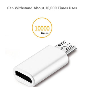 Planet Gates White Type c  to Micro USB Android Phone Cable Adapter Charger Converter for Xiaomi Mi6 Mi5 Huawei P9 P10 letv Type-c Cable