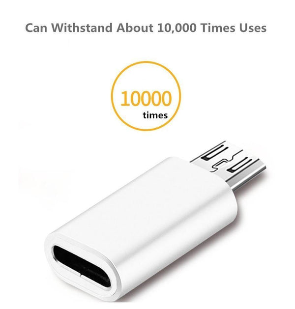 Planet Gates White Type c  to Micro USB Android Phone Cable Adapter Charger Converter for Xiaomi Mi6 Mi5 Huawei P9 P10 letv Type-c Cable