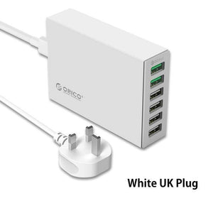 QSL-6U 6 Ports QC2.0 Quick USB Charger Mobile Phone Charger  for Samsung Huawei LG Iphone Adapter EU/US/UK/AU Plug - Planet Gates
