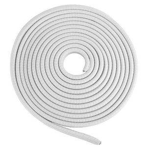 Planet Gates white Universal 5M Car Door Anti Collision Strip with Steel Disc Bumper Trim Edge Scratch Protector Strip Sealing Guard Decora Styling