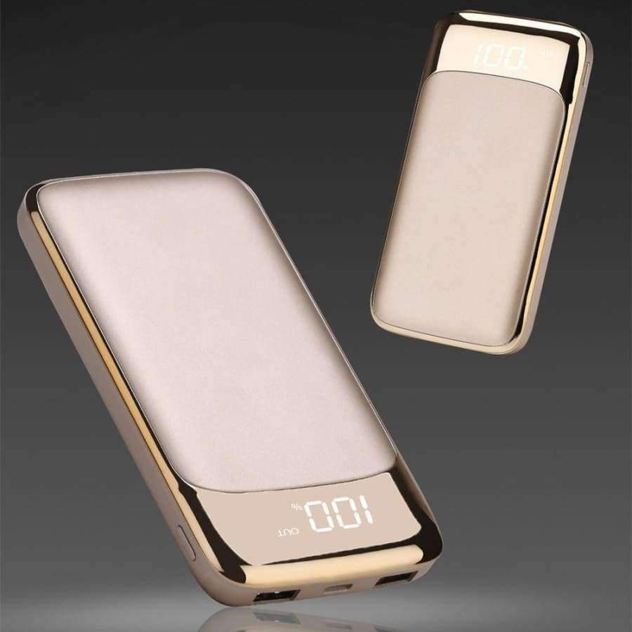 Planet Gates White Universal Portable Dual 20000mAh for Mobile External Charger 18650 Bank Power Phones Tablets Phone Powerbank Battery