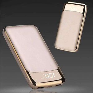 Planet Gates White Universal Portable Dual 20000mAh for Mobile External Charger 18650 Bank Power Phones Tablets Phone Powerbank Battery