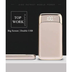 Planet Gates White Universal Portable Dual 20000mAh for Mobile External Charger 18650 Bank Power Phones Tablets Phone Powerbank Battery