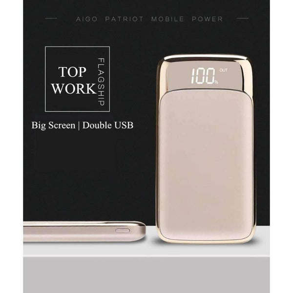 Planet Gates White Universal Portable Dual 20000mAh for Mobile External Charger 18650 Bank Power Phones Tablets Phone Powerbank Battery