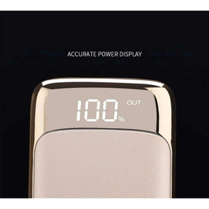 Planet Gates White Universal Portable Dual 20000mAh for Mobile External Charger 18650 Bank Power Phones Tablets Phone Powerbank Battery