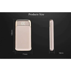Planet Gates White Universal Portable Dual 20000mAh for Mobile External Charger 18650 Bank Power Phones Tablets Phone Powerbank Battery
