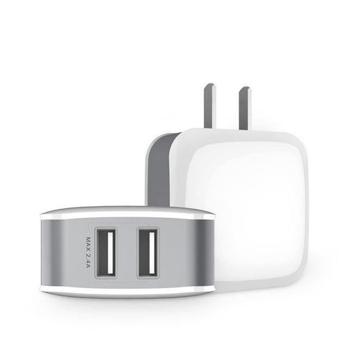 Planet Gates White / US Plug Baseus Dual USB Charger For iPhone Xs Max X Fast Charging Wall Charger For Samsung S9 Xiaomi Mix 3 Mobile Phone Charger Adapter