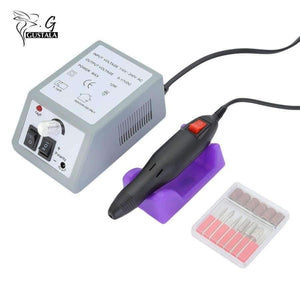 Planet Gates White US PLUG Electric Manicure Drills Accessories Pedicure Tools Files Nail Tools Polisher Grinding Glazing Machine AC 110 - 240V