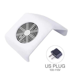 Planet Gates white US plug Quality Vacuum Cleaner Suction Nail Art Salon 220V 110V Suction Display Nail Dust Collector UV Gel Manicure Machine Tools