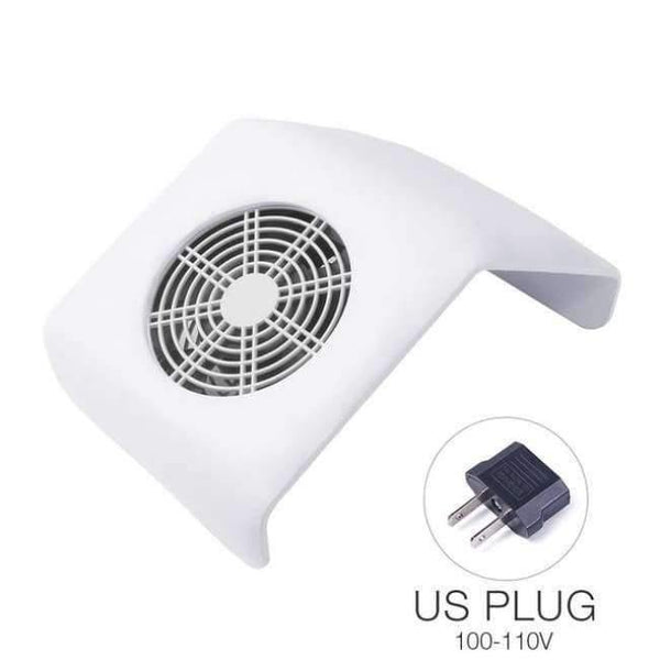 Planet Gates white US plug Quality Vacuum Cleaner Suction Nail Art Salon 220V 110V Suction Display Nail Dust Collector UV Gel Manicure Machine Tools