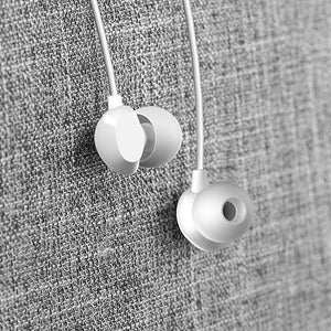 Planet Gates White USAMS 3.5mm High Quality in-ear TPE Earphones Hifi Earbuds Bass Stereo Headset inear Smart Wired Ear phone Microphone EP-28