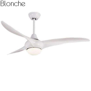 Planet Gates White Vintage 42inch LED Ceiling Fan with Lights Remote Control for Living Room Bedroom Home Industrial Wooden Ceiling Fan Lamp 220V