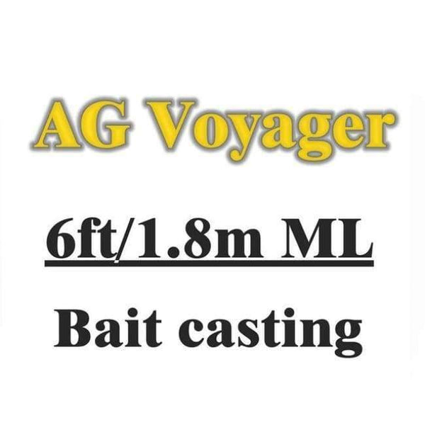 Planet Gates White Voyager spinning baitcasting fishing rod 4 sections travel rod ML M MH 1.8 2.1 2.4 2.7m carbon fishing rod F MF action