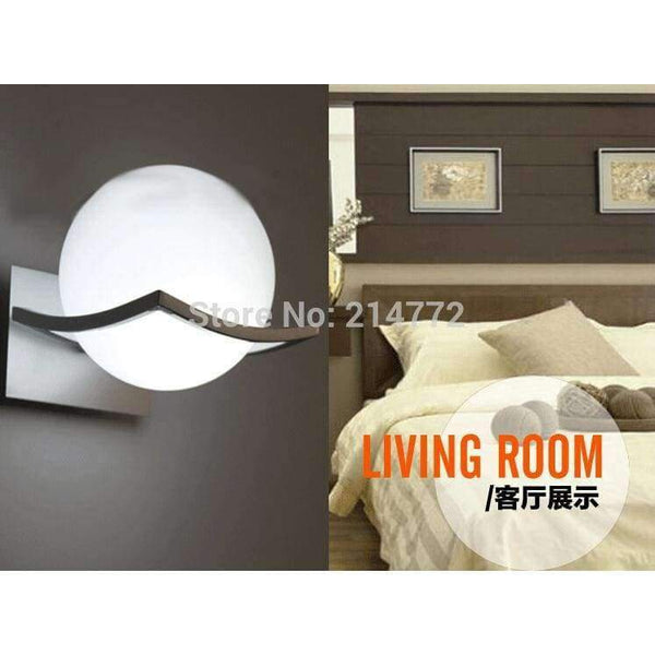 Planet Gates White / Warm White (2700-3500K) New arrival unique and novelty led wall lamps glass ball wall lights for home E27 AC85-265V FREE SHIPPING