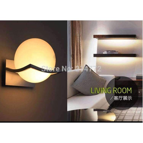 Planet Gates White / Warm White (2700-3500K) New arrival unique and novelty led wall lamps glass ball wall lights for home E27 AC85-265V FREE SHIPPING