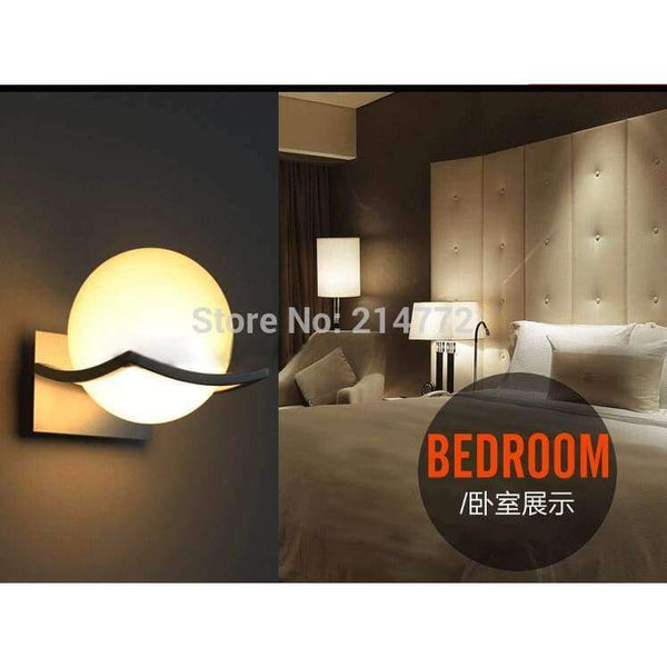 Planet Gates White / Warm White (2700-3500K) New arrival unique and novelty led wall lamps glass ball wall lights for home E27 AC85-265V FREE SHIPPING