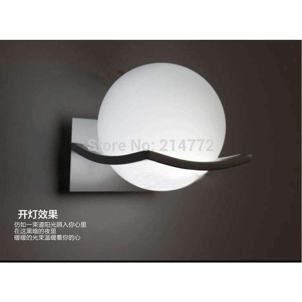 Planet Gates White / Warm White (2700-3500K) New arrival unique and novelty led wall lamps glass ball wall lights for home E27 AC85-265V FREE SHIPPING