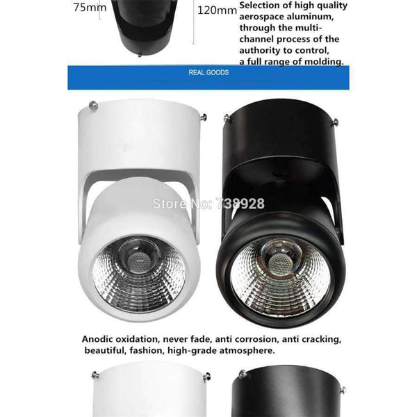 Planet Gates White / White / 5W Luminaria Modern Led Ceiling Lamps Wall Background COB Small Living Room Spotlight Ceiling Mounted Lighting Commercial Lighting