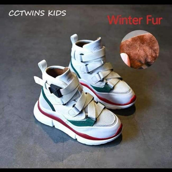 Planet Gates white Winter / 1 Autumn Children High Top Sneaker Baby Boy Pu Leather Shoe Girll Fashion Sport Casual Trainer FH2244