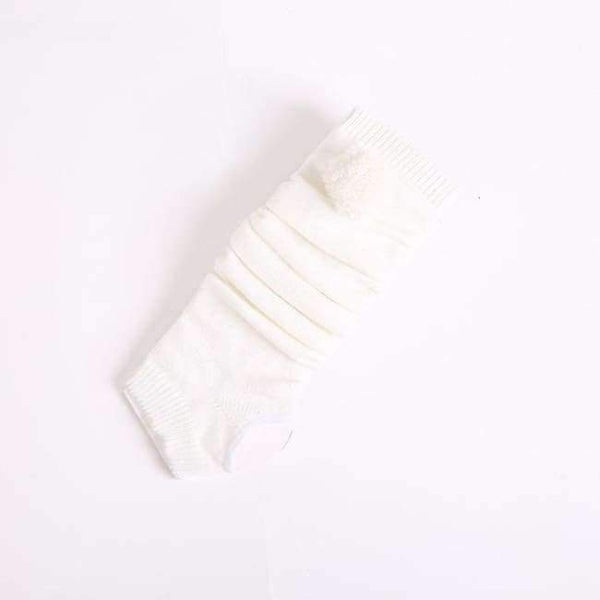 Planet Gates white Winter boots set wool ball jacket foot long knee socks tights women Stocking Thigh High thick leg warmers