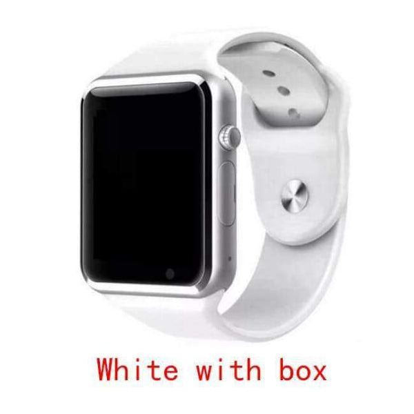 Planet Gates White with box NAIKU A1 Smart Watch With Passometer Camera SIM Card Call Smartwatch For Xiaomi Huawei HTC Android Phone Better Than Y1 DZ09