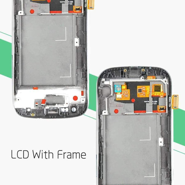 Planet Gates White with Frame SAMSUNG Galaxy S3 Display i9300 i9300i Touch Screen Digitizer Replacement For SAMSUNG Galaxy S3 LCD Screen
