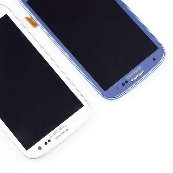 Planet Gates White With Frame SAMSUNG Galaxy S3 Display i9300 i9300i Touch Screen Digitizer Replacement For SAMSUNG Galaxy S3 LCD Screen Frame